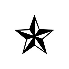 Tattoo Star Stencyl Design - Ready for Print