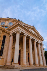 Bucharest atheneum in the morning light