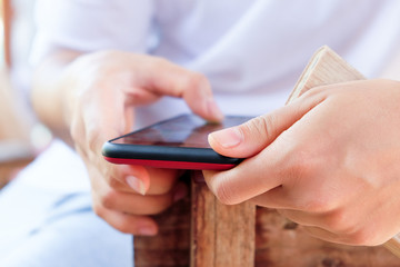 Young Woman Using Technology