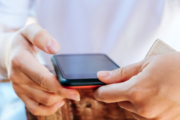 Young Woman Using Technology