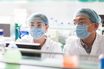 people working at laboratory