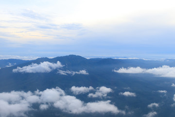 Aerial View Of Mountains In The Visayas, Philippines