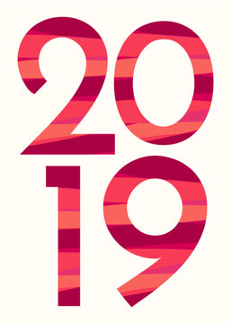 2019 Typographic Design Card