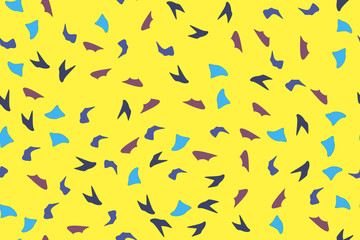 Multicolor abstract seamless geometric pattern.