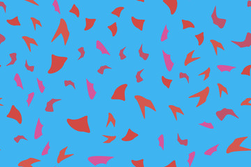 Multicolor abstract seamless geometric pattern.