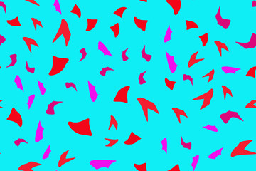 Multicolor abstract seamless geometric pattern.