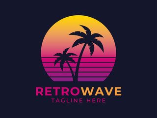 Retrowave Logotype © Kadasty