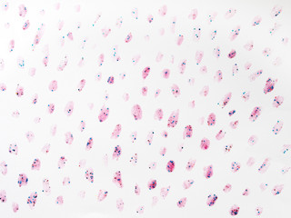 Abstract background with glitter stains with shiny sparkling rhinestones. Pink backdrop.