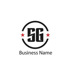 Initial Letter SG Logo Template Design