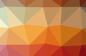Illustration of orange poligon nice multicolor background.