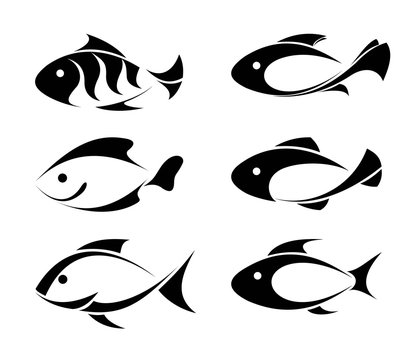 Fish icon Vector