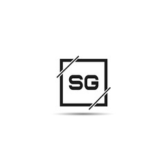 Initial Letter SG Logo Template Design