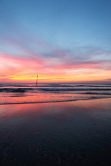 Sonnenuntergang am Meer – Scheveningen, Niederlande