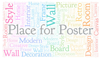 Place for Poster word cloud.