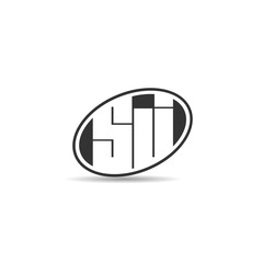 Initial Letter SJ Logo Template Design