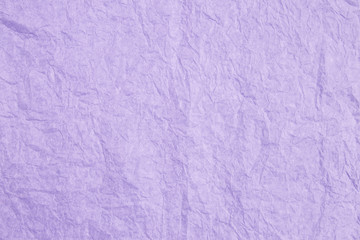 Abstract purple wrinkle paper background, blank purple color background