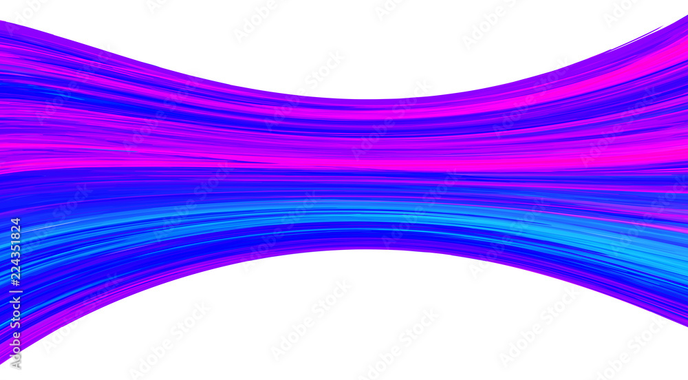 Poster flow of color. pattern with blue, purple and magenta perspective line. vector background