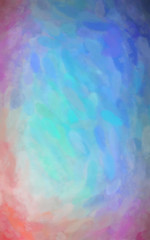 Abstract illustration of Vertical blue green white and red Watercolor wash background, digitally generated.