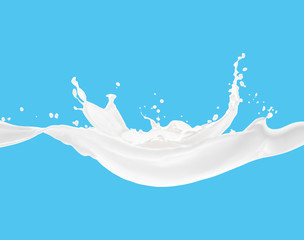 Obraz na płótnie Canvas milk on background