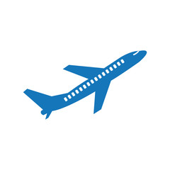 airplane logo icon design template vector