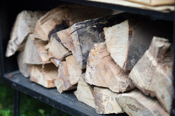 Chopped wood pile
