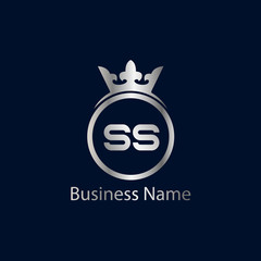 Initial Letter SS Logo Template Design