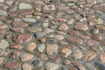 Großsteinpflaster als Straßenbelag
