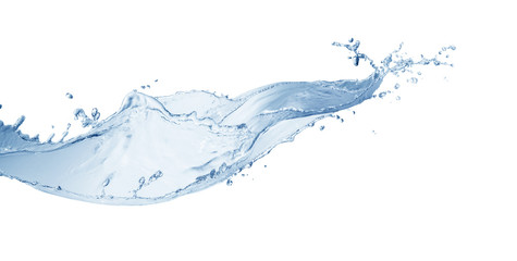 water splash isolated on white background