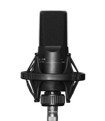 vocal microphone isolated