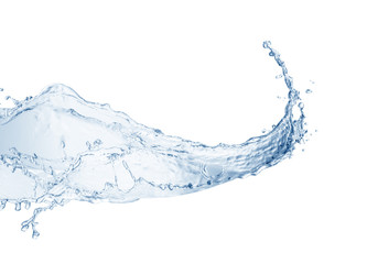 water splash isolated on white background