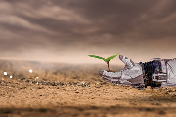 There is life in space. Mixed media © Sergey Nivens