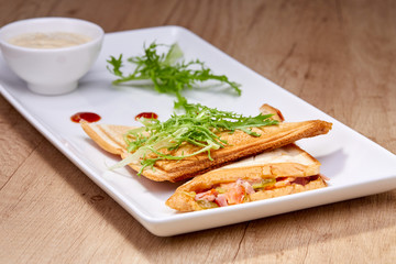 breakfast in the cafe