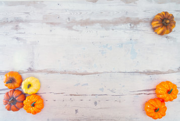 holiday of Halloween pumpkin background frame