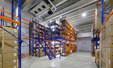 large modern warehouse complex