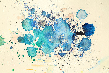  Abstract design watercolor picture painting illustration background 