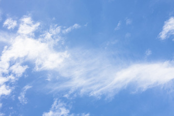 blue sky with cloud