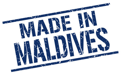 made in Maldives stamp