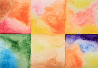 Abstract design watercolor picture painting illustration background 