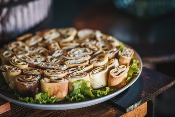 Catering food for a event