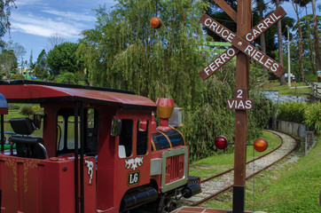 El tren en la estacion