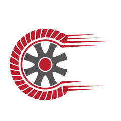 tire / tyre logo, emblems and insignia with text space for your slogan / tag line. vector illustration