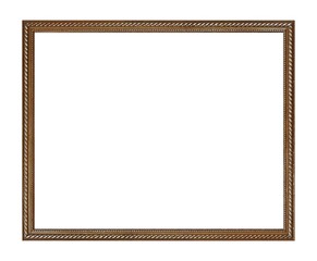 Golden frame for paintings, mirrors or photo