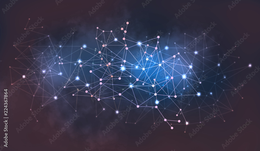 Poster network with interconnected nodes