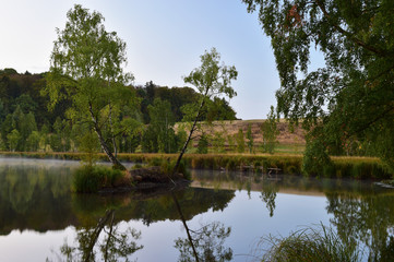 Sonnenaufgang am Stieger See 