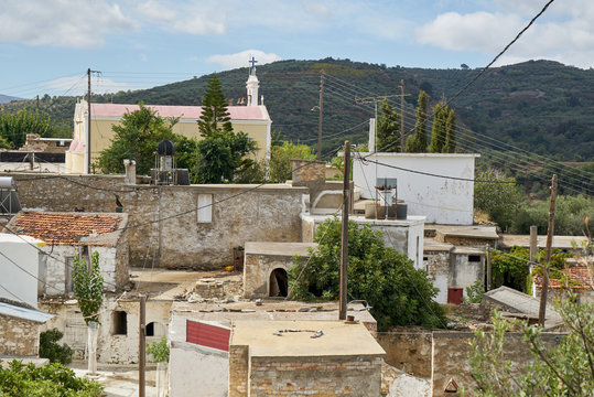 Das Dorf Aski auf der griechischen Insel Kreta