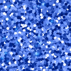 Glitter seamless texture. Actual blue particles. 
