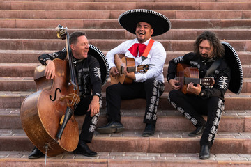 Mexican musicians mariachi band