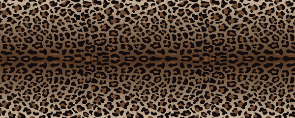 Beige and Brown Leopard Fashion Web Banner © kronalux