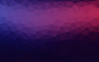 Obraz premium Purple violet magenta abstract geometric rumpled triangular low poly style gradient illustration graphic background. Vector polygonal design for your business.