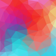 apolymesh6-03-01 [Converted]Multicolor blue, red polygonal illustration, which consist of triangles. Geometric background in Origami style with gradient. Triangular design for your business.
